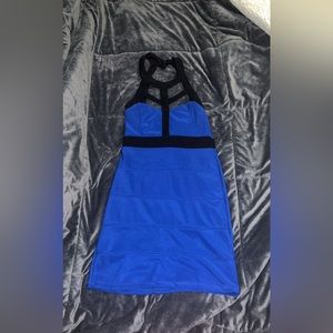 Size 5 mini blue and black Crystal Doll dress